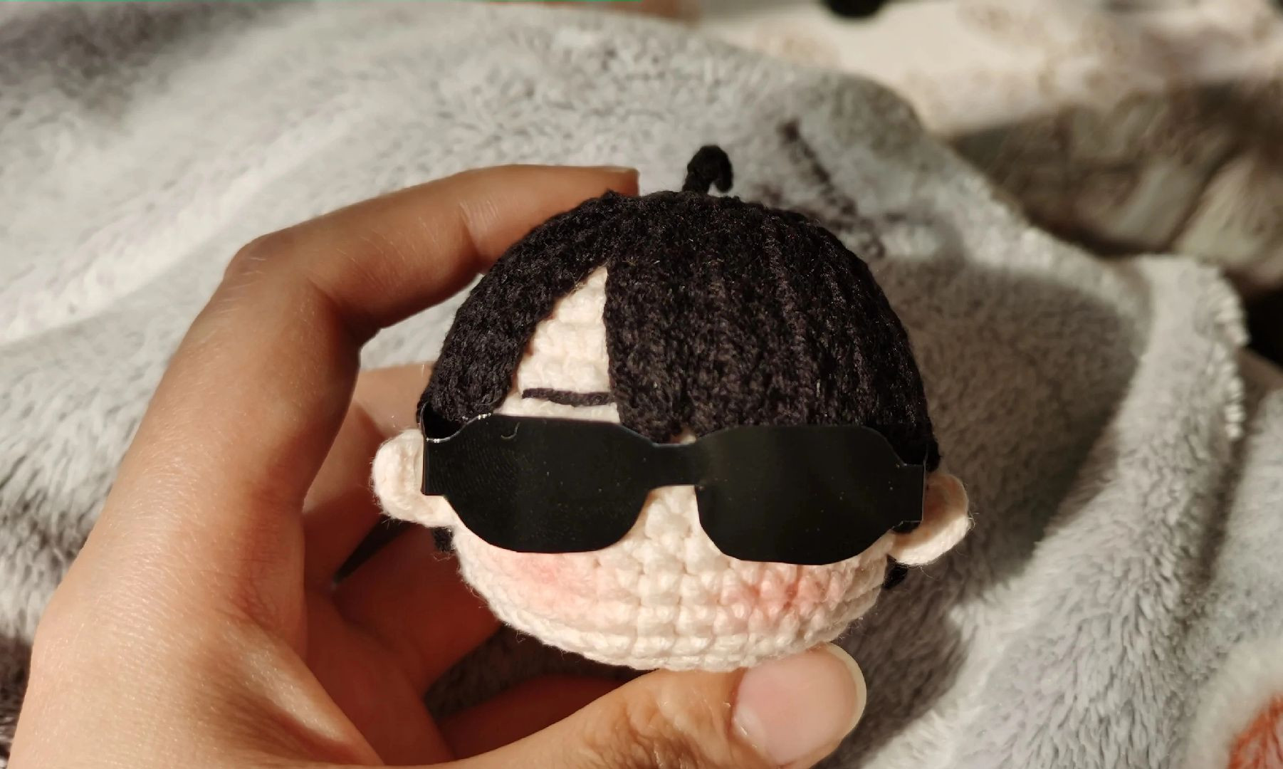 Hướng dẫn móc đầu Kakashi Hatake - Ninja rùa đội mũ vàng