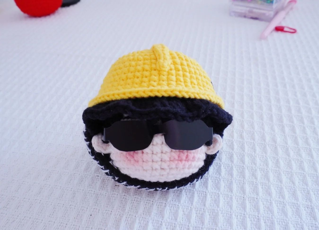 Hướng dẫn móc đầu Kakashi Hatake - Ninja rùa đội mũ vàng