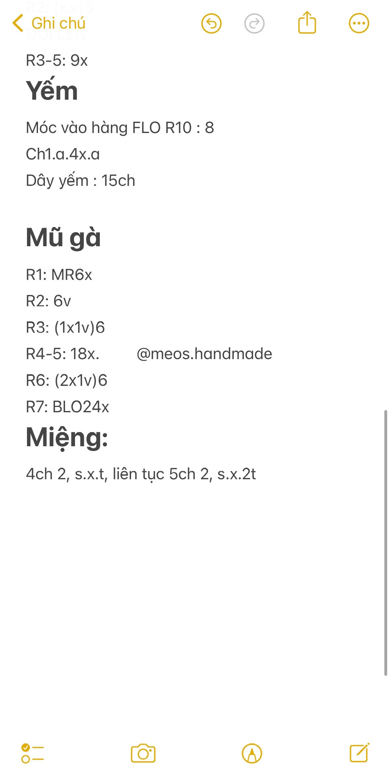 Hướng dẫn móc Gà mắt lồi dễ thương màu đỏ xanh