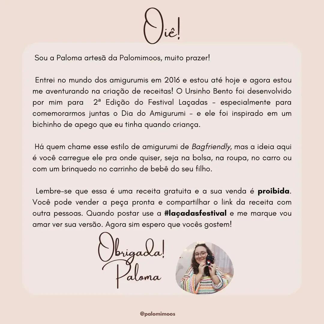 HƯỚNG DẪN MÓC GẤU BENTO URSINHO - RECIPE GRATUITA