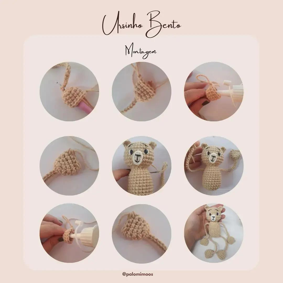 HƯỚNG DẪN MÓC GẤU BENTO URSINHO - RECIPE GRATUITA