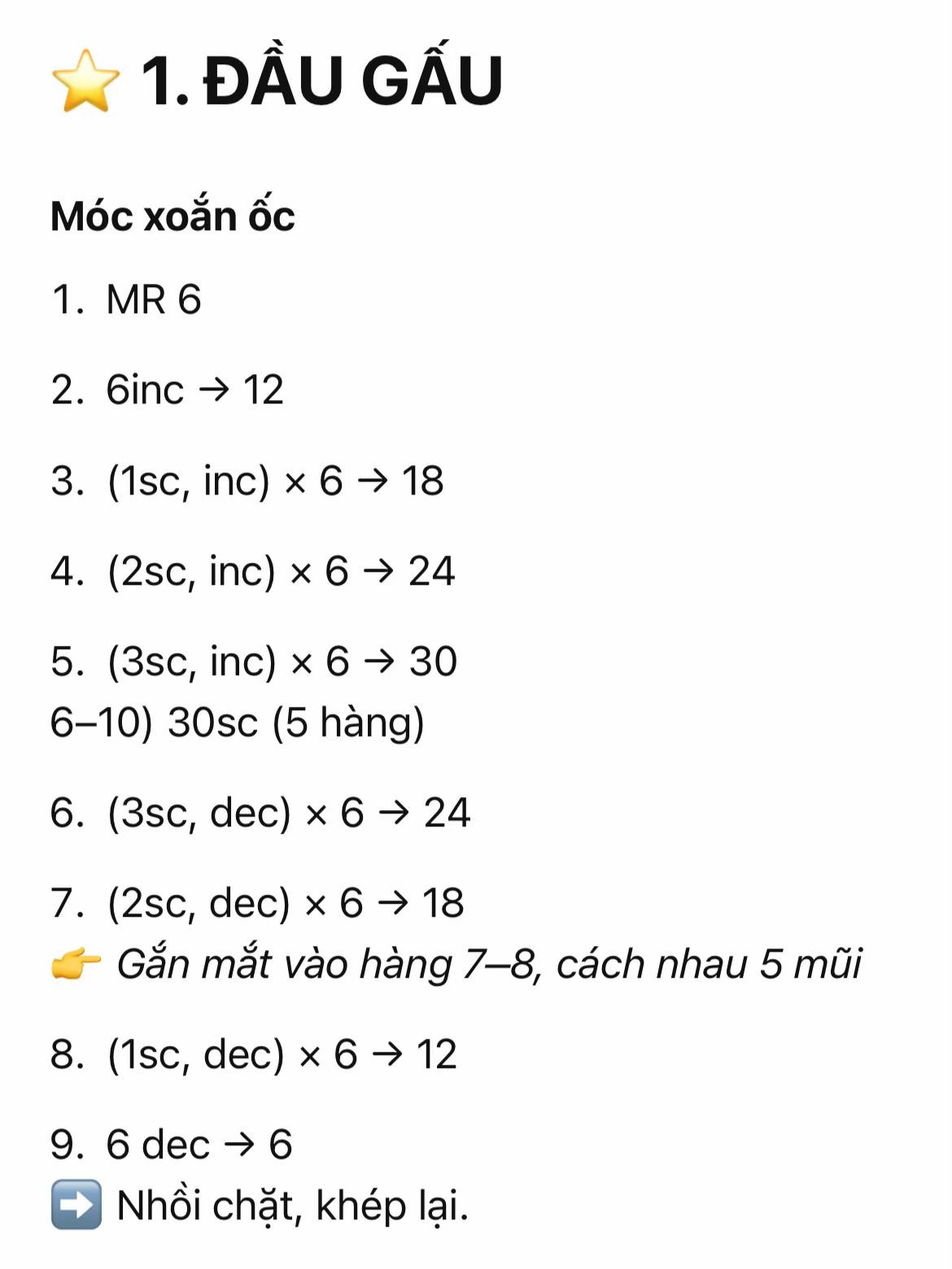 Hướng dẫn móc gấu bông mặc váy màu hồng và nâu