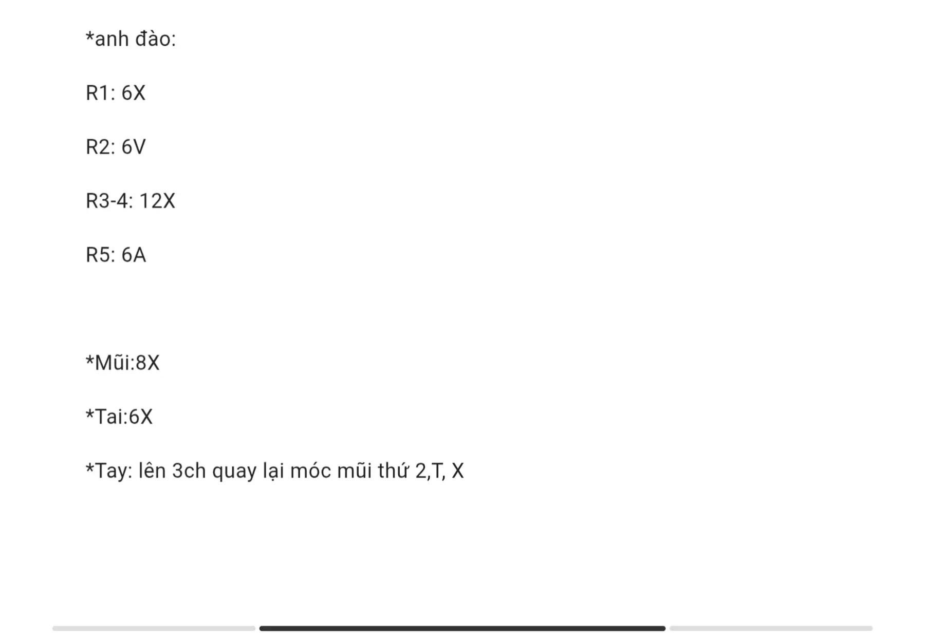 Hướng dẫn móc gấu mini dễ thương đội mũ kem