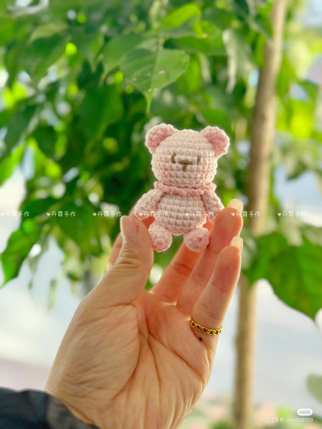 Hướng dẫn móc gấu nhỏ pastel dễ thương