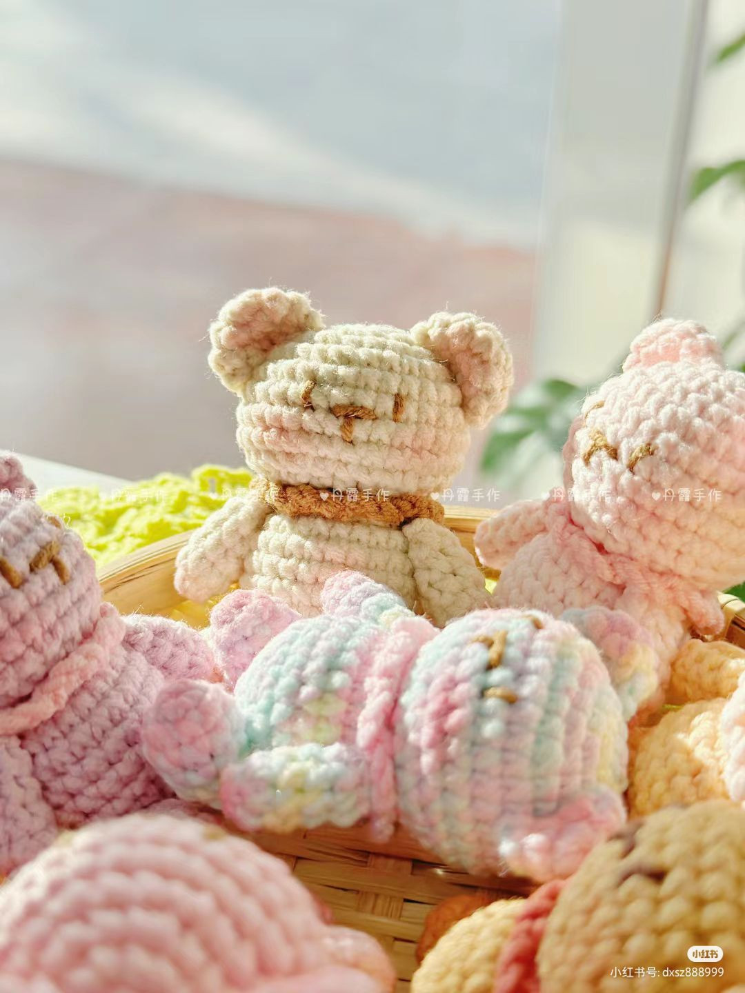 Hướng dẫn móc gấu nhỏ pastel dễ thương