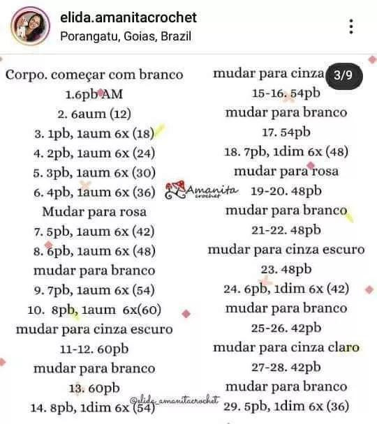 Hướng dẫn móc hươu cao cổ sọc màu hồng xám