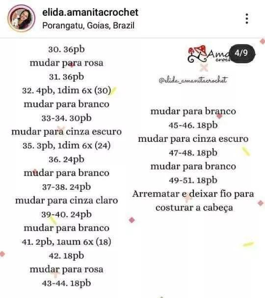 Hướng dẫn móc hươu cao cổ sọc màu hồng xám