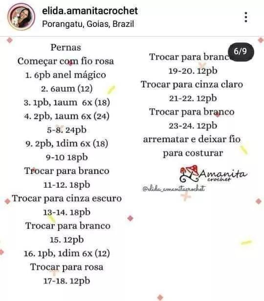 Hướng dẫn móc hươu cao cổ sọc màu hồng xám