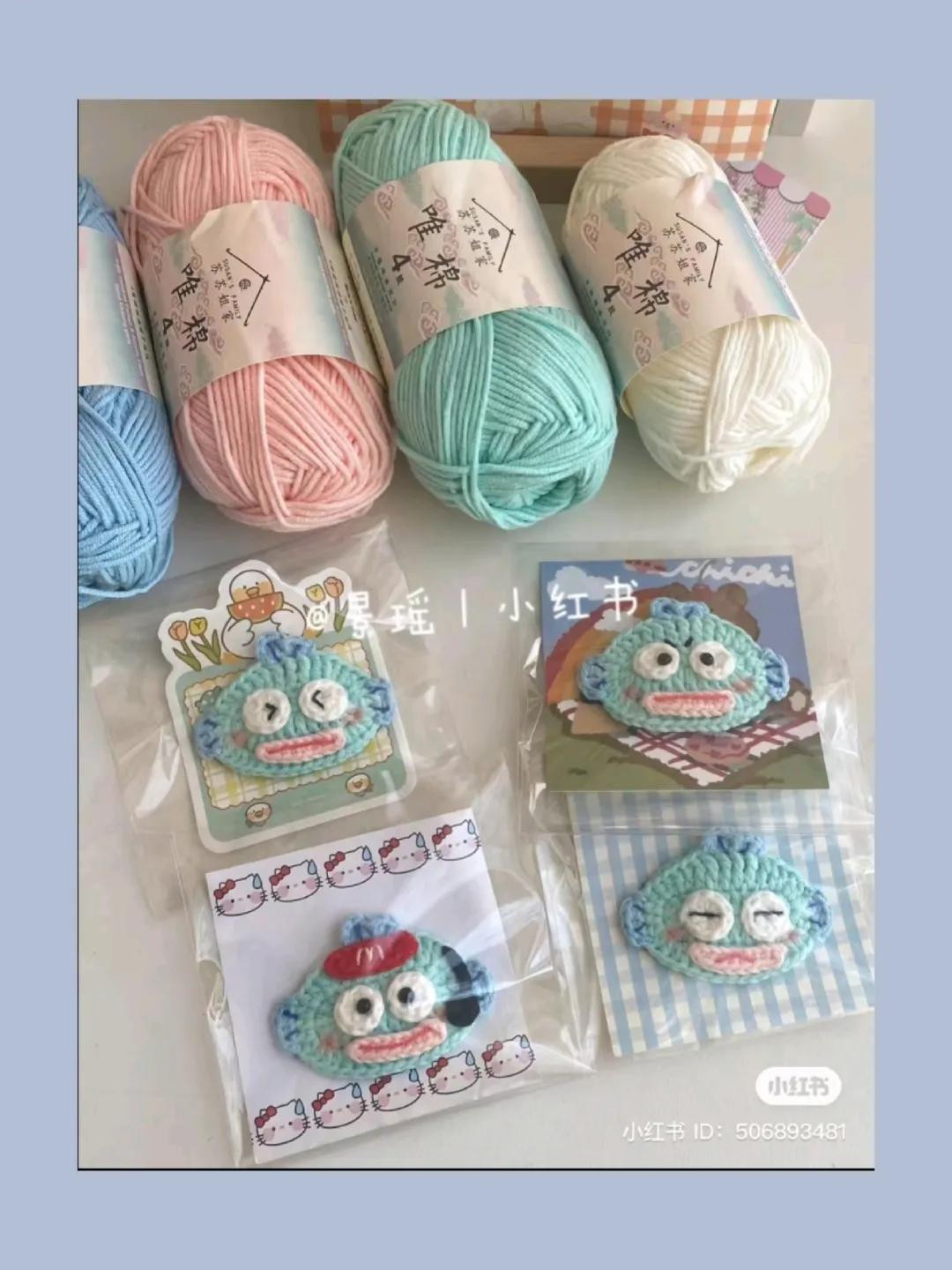 Hướng dẫn móc kẹp tóc cá hề Dory nhiều màu sắc