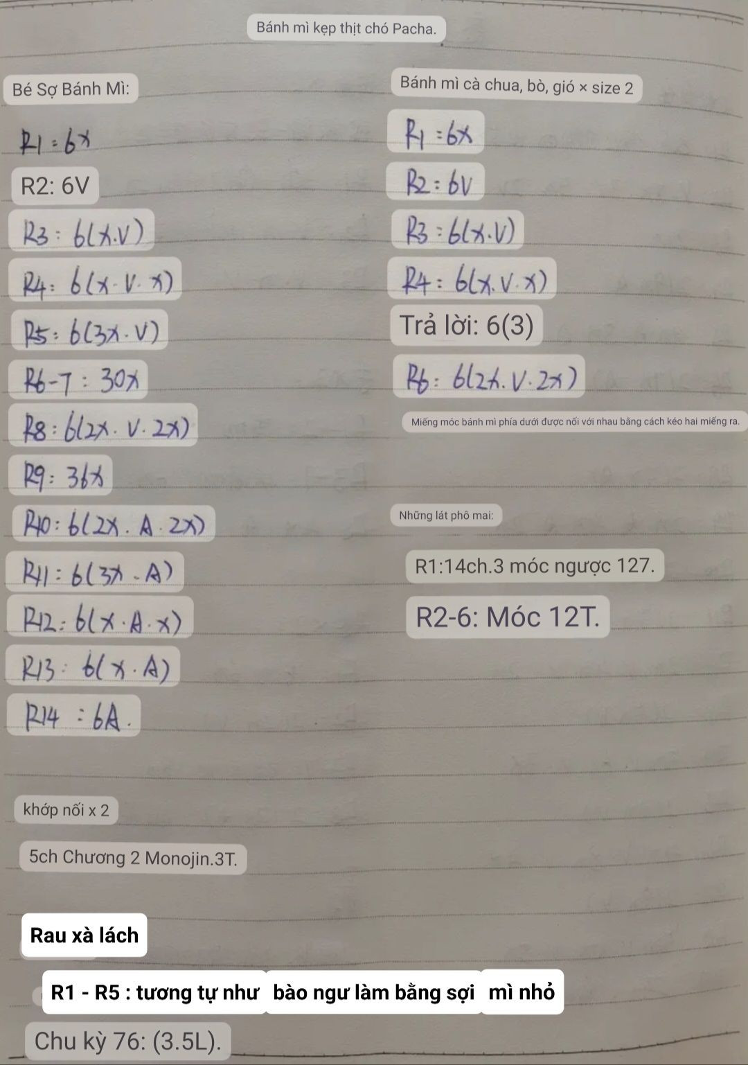 Hướng dẫn móc len Bánh mì kẹp thịt chó Pacha dễ thương