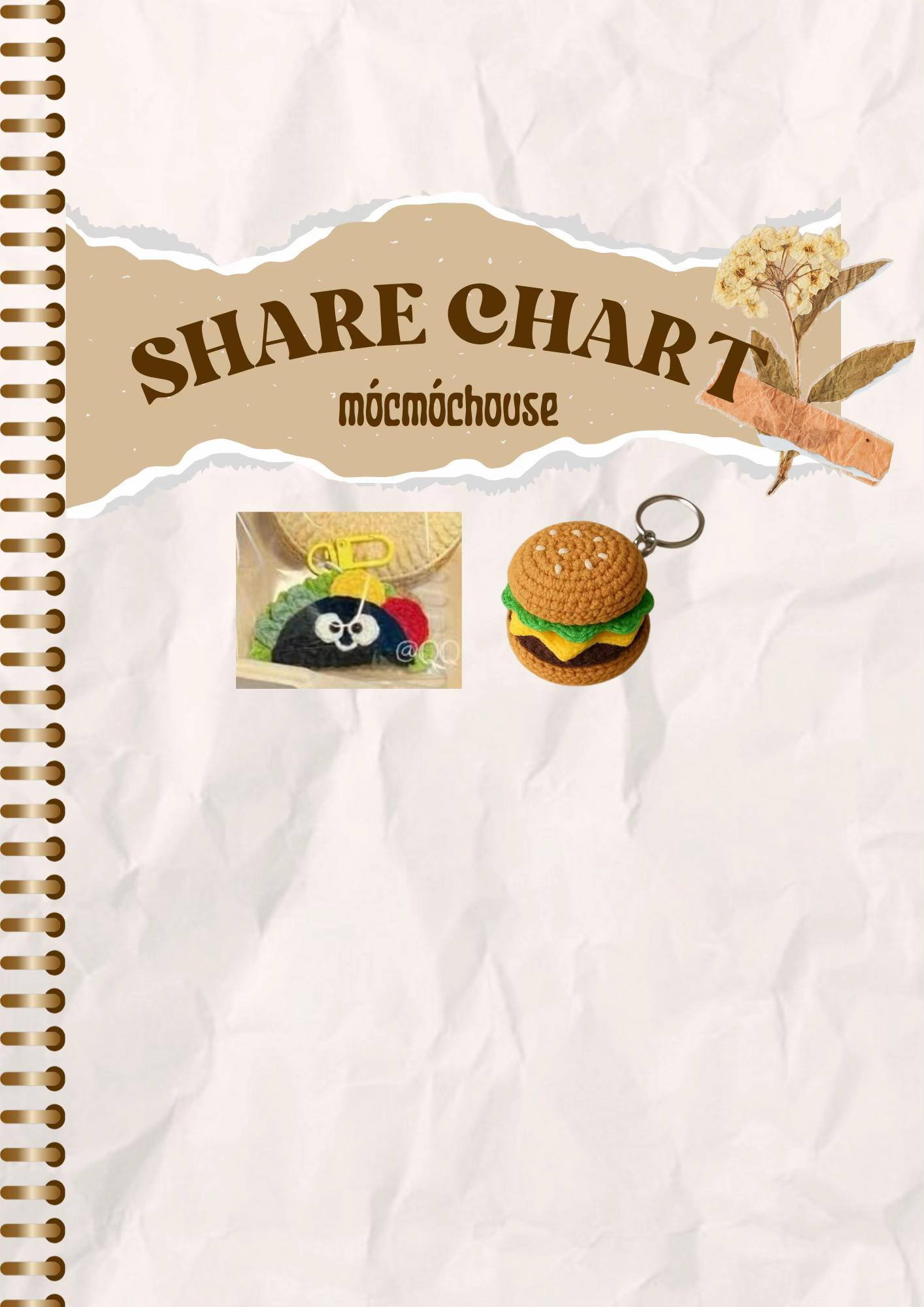 Hướng dẫn móc len Bánh Taco và Hamburger dễ thương