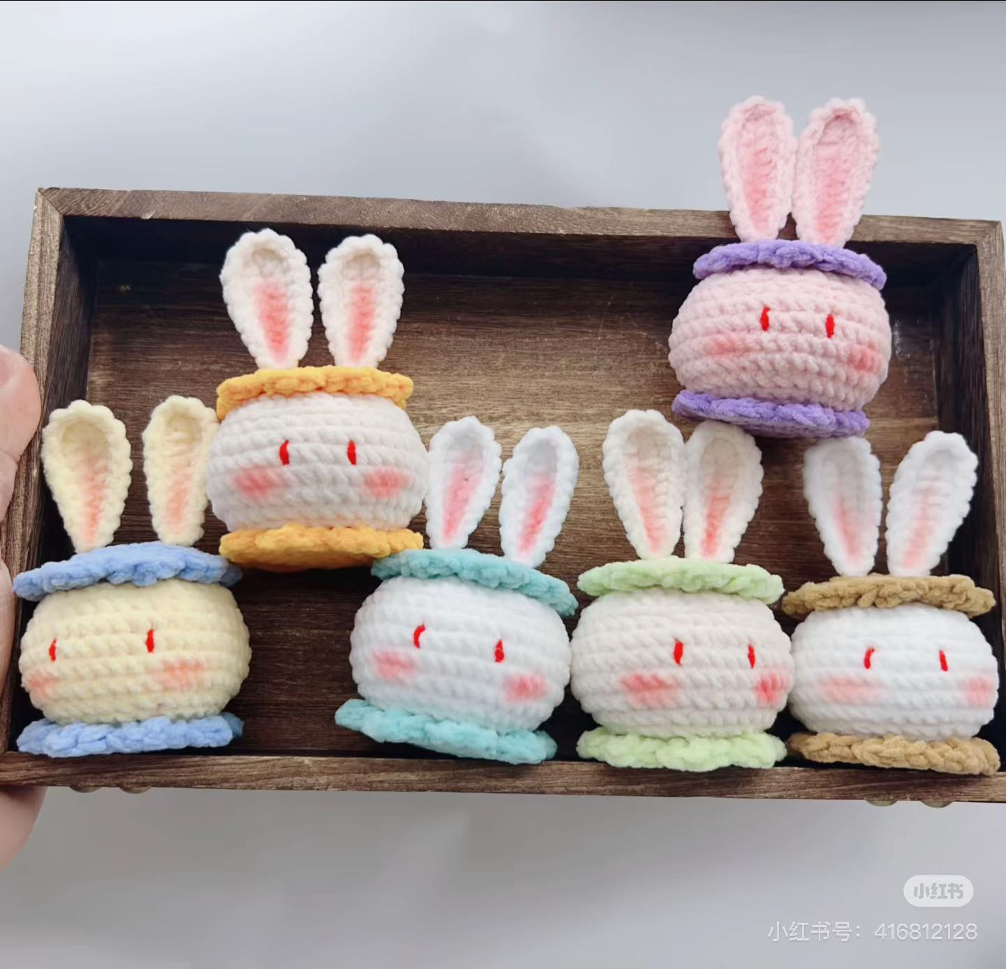 Hướng dẫn móc len Bánh Thỏ dễ thương