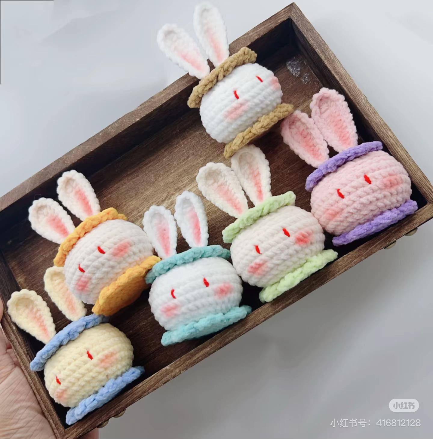 Hướng dẫn móc len Bánh Thỏ dễ thương