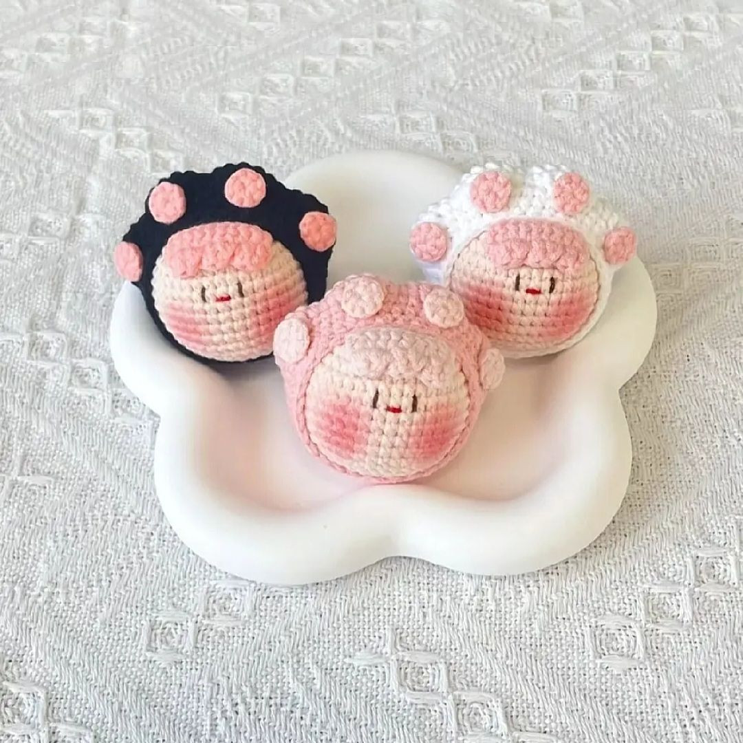 Hướng dẫn móc len bao móng mèo dễ thương