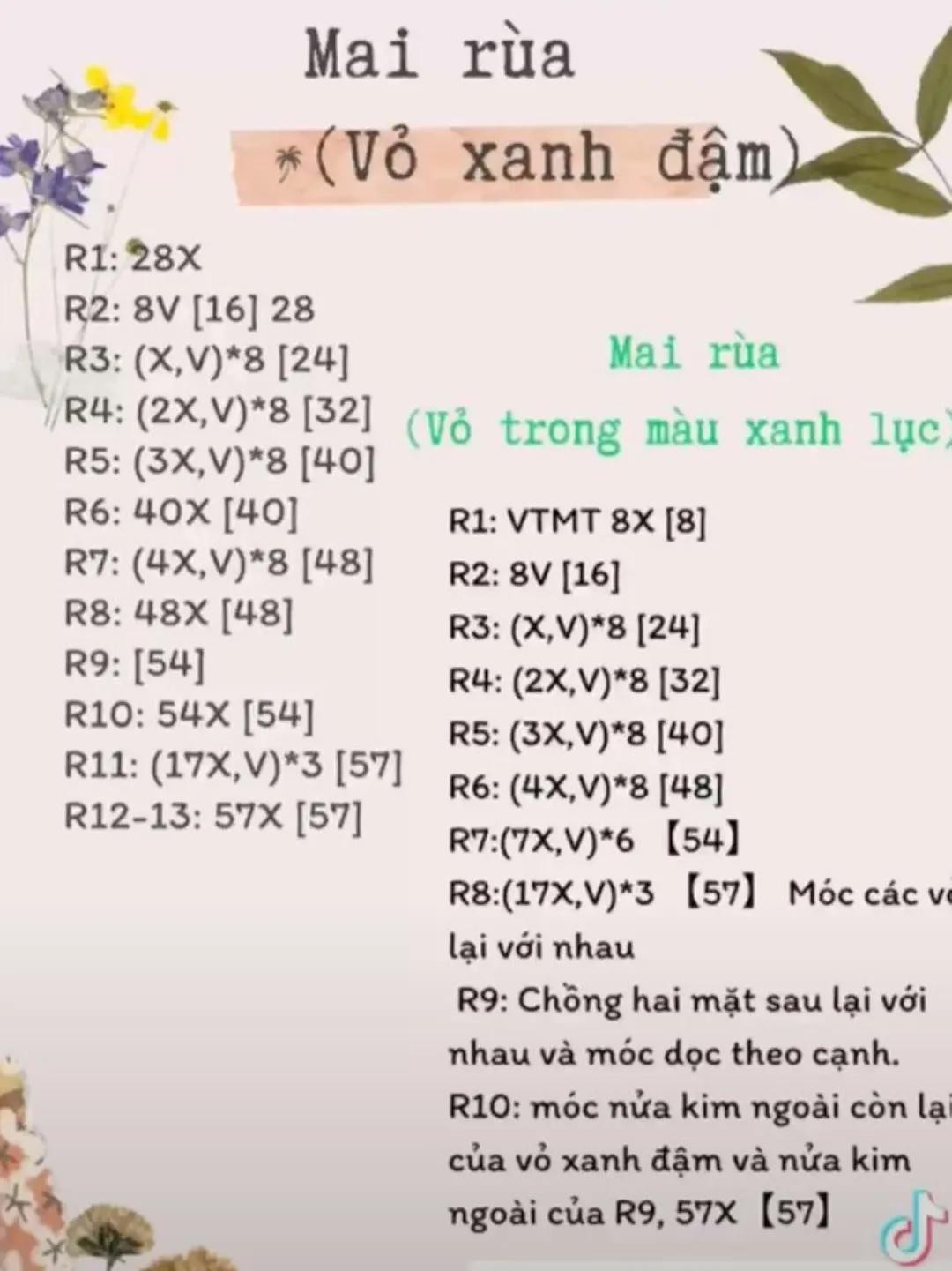 Hướng dẫn móc len bé rùa mặc áo vàng dễ thương