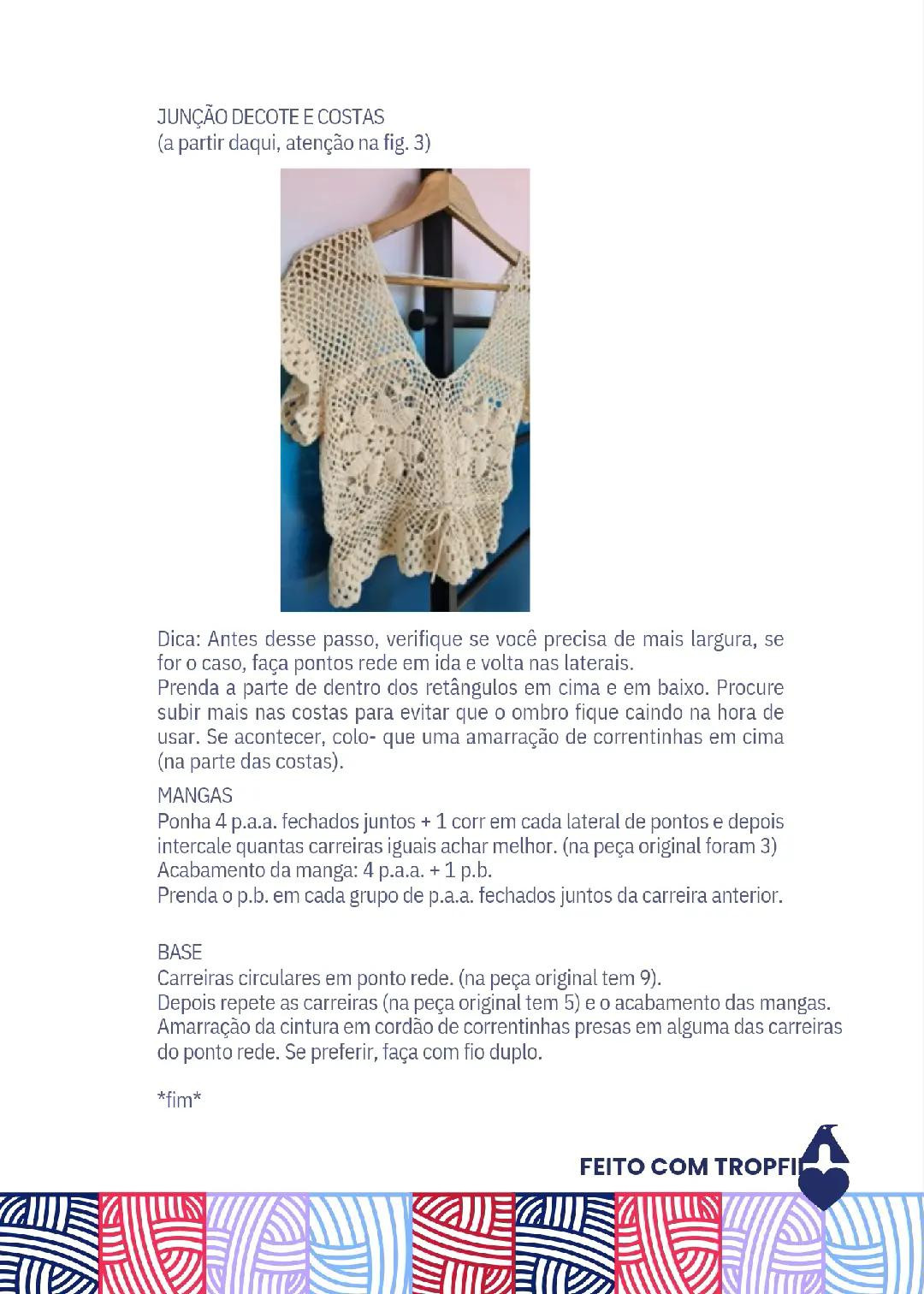 HƯỚNG DẪN MÓC LEN BLUSA LIA TROPFIL - CÁCH THỨC LÀM ÁO HÈ PHONG CÁCH ĐẸP