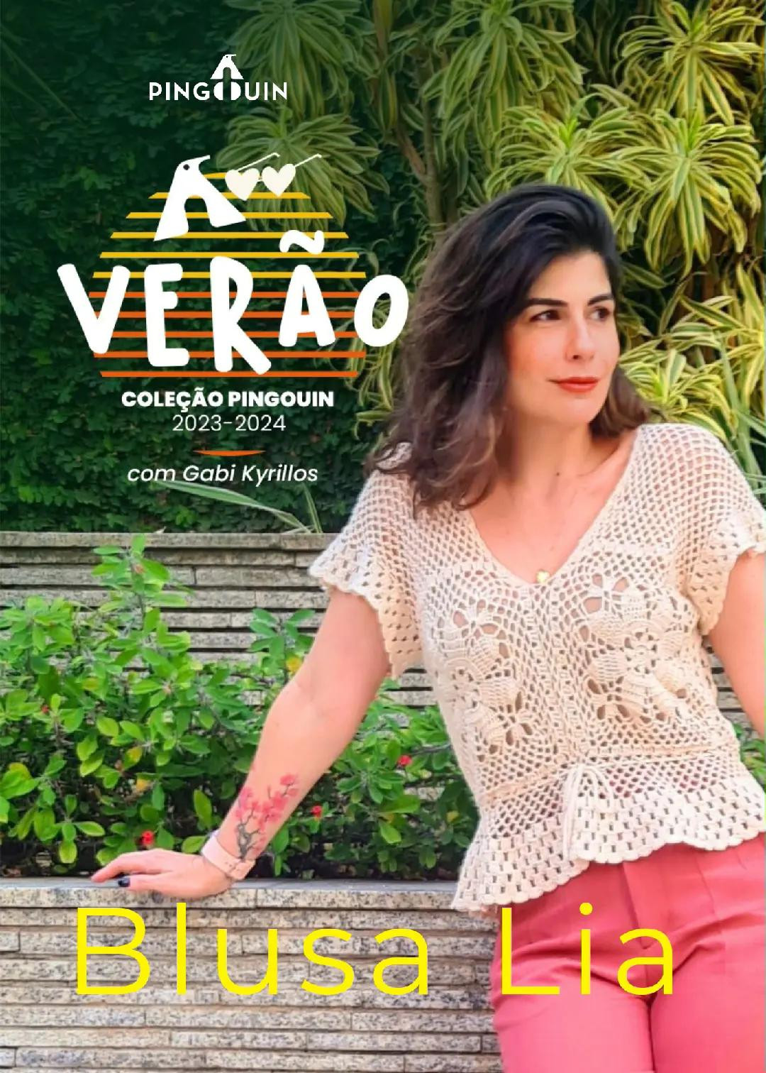 HƯỚNG DẪN MÓC LEN BLUSA LIA TROPFIL - CÁCH THỨC LÀM ÁO HÈ PHONG CÁCH ĐẸP