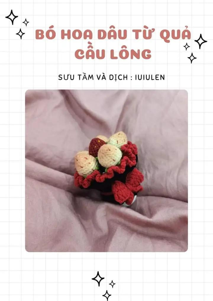 Hướng dẫn móc len bó hoa daisy nhiều màu sắc