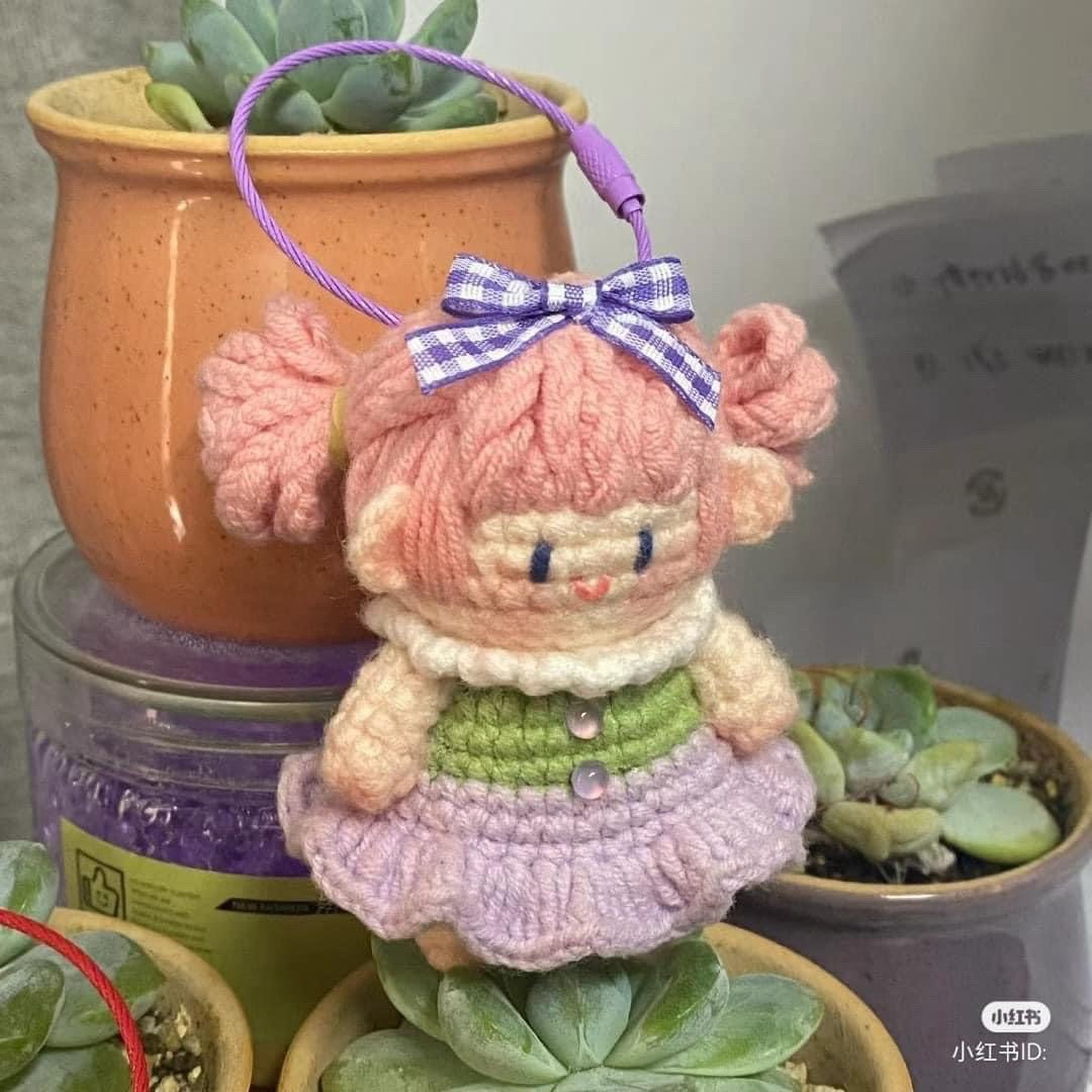 Hướng dẫn móc len búp bê bạn đẹp số 1 và số 2