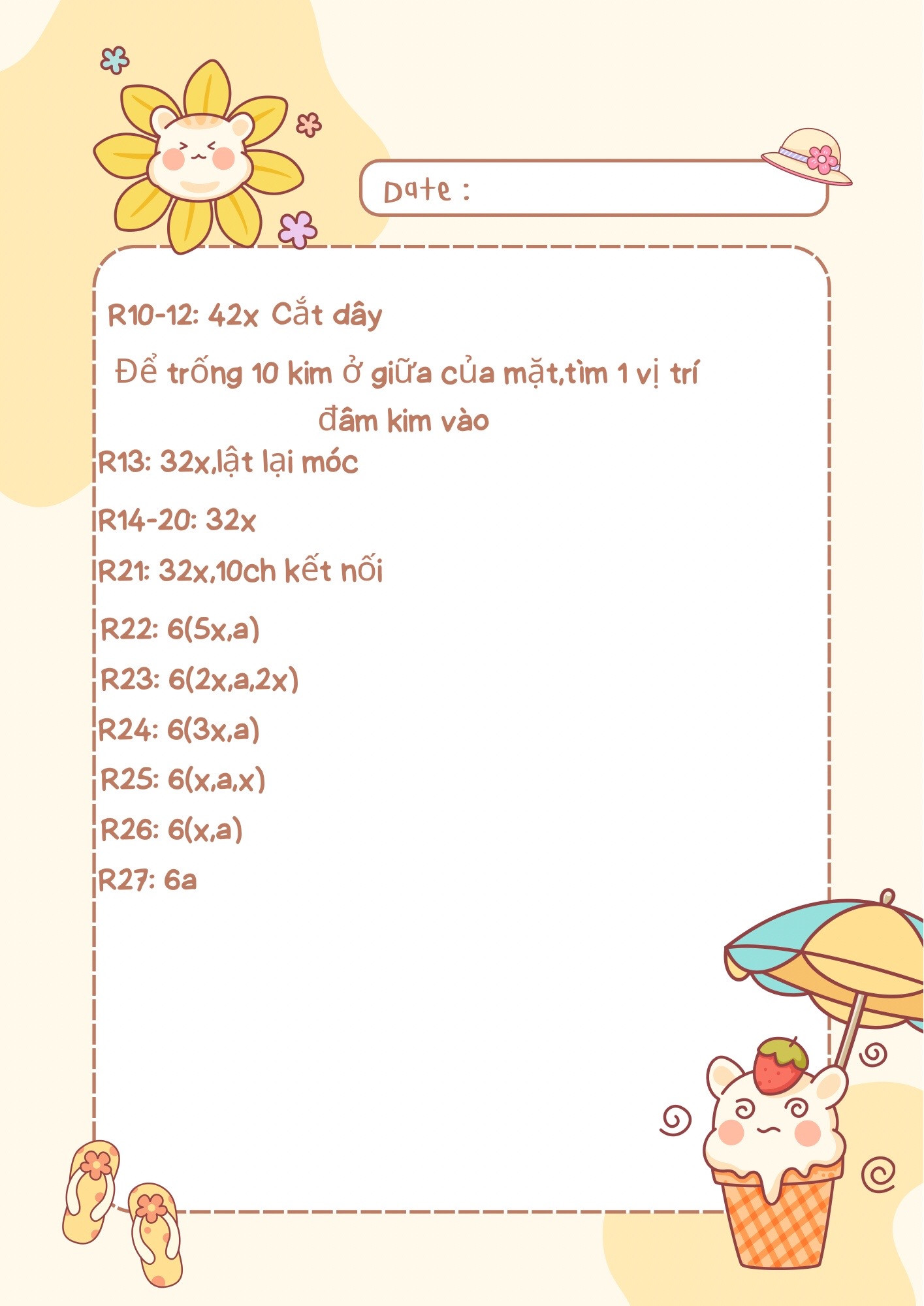 Hướng dẫn móc len búp bê bàn tay dễ thương nhiều màu sắc