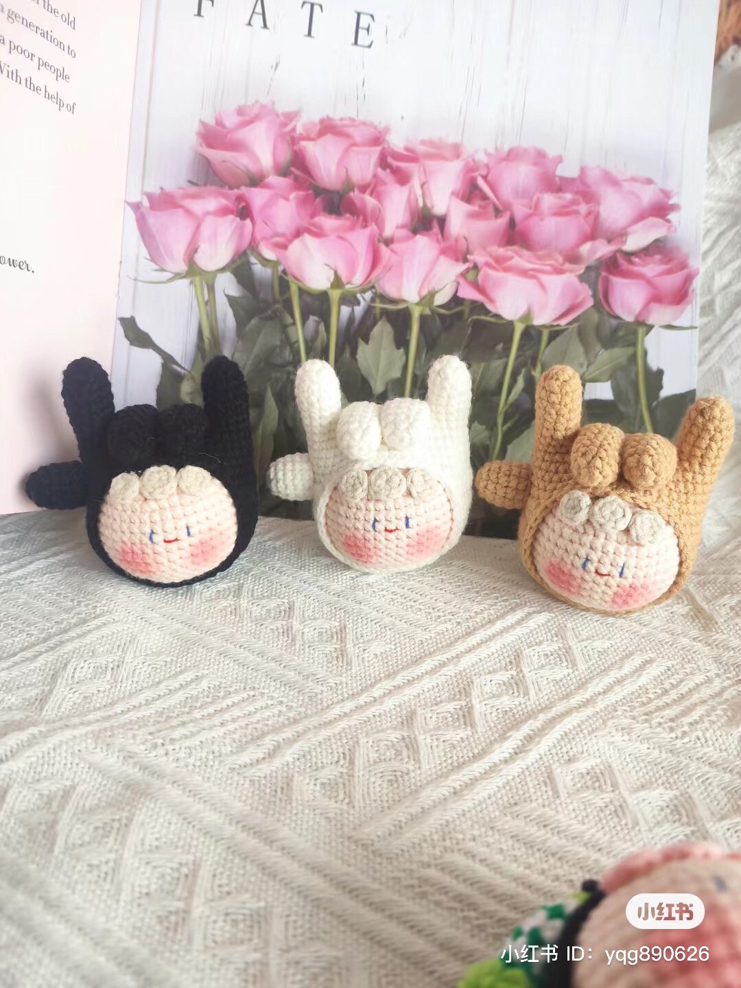 Hướng dẫn móc len búp bê bàn tay dễ thương nhiều màu sắc