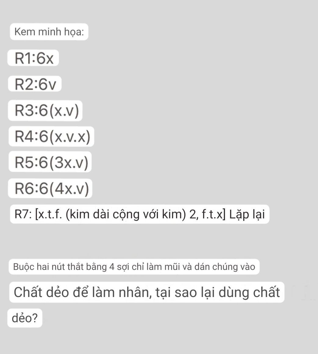 Hướng dẫn móc len búp bê bánh kem sinh nhật dễ thương