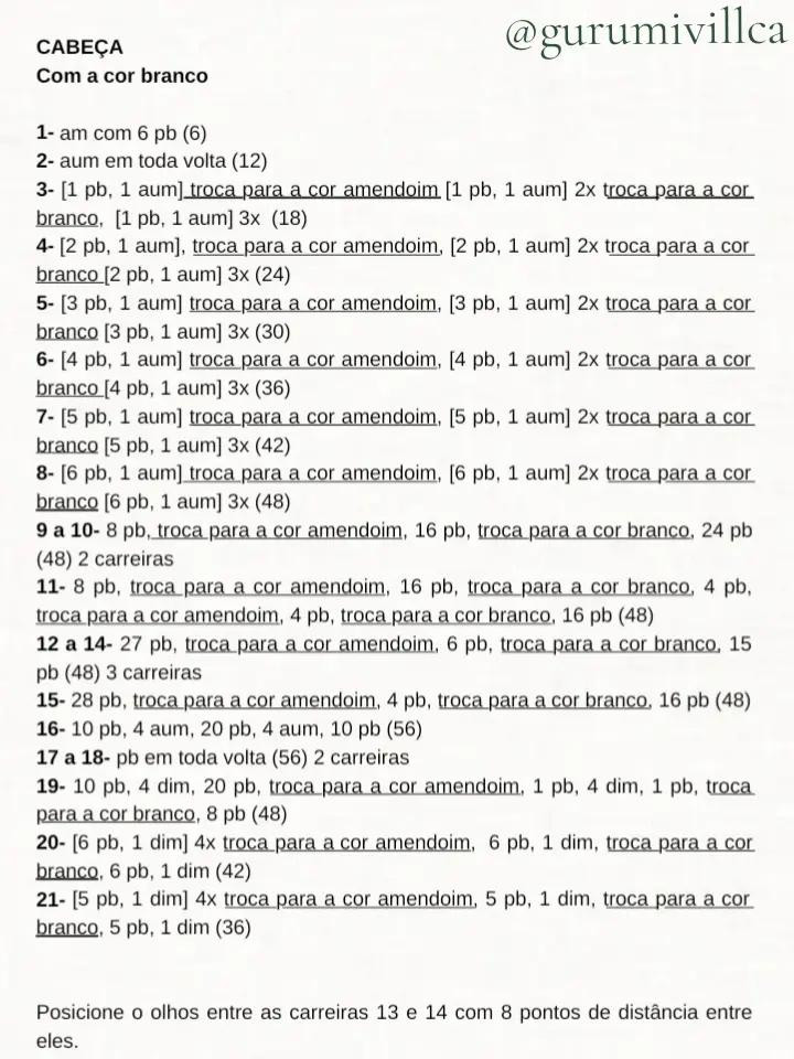 Hướng dẫn móc len búp bê bò Vaquinha Flora Amigurumi