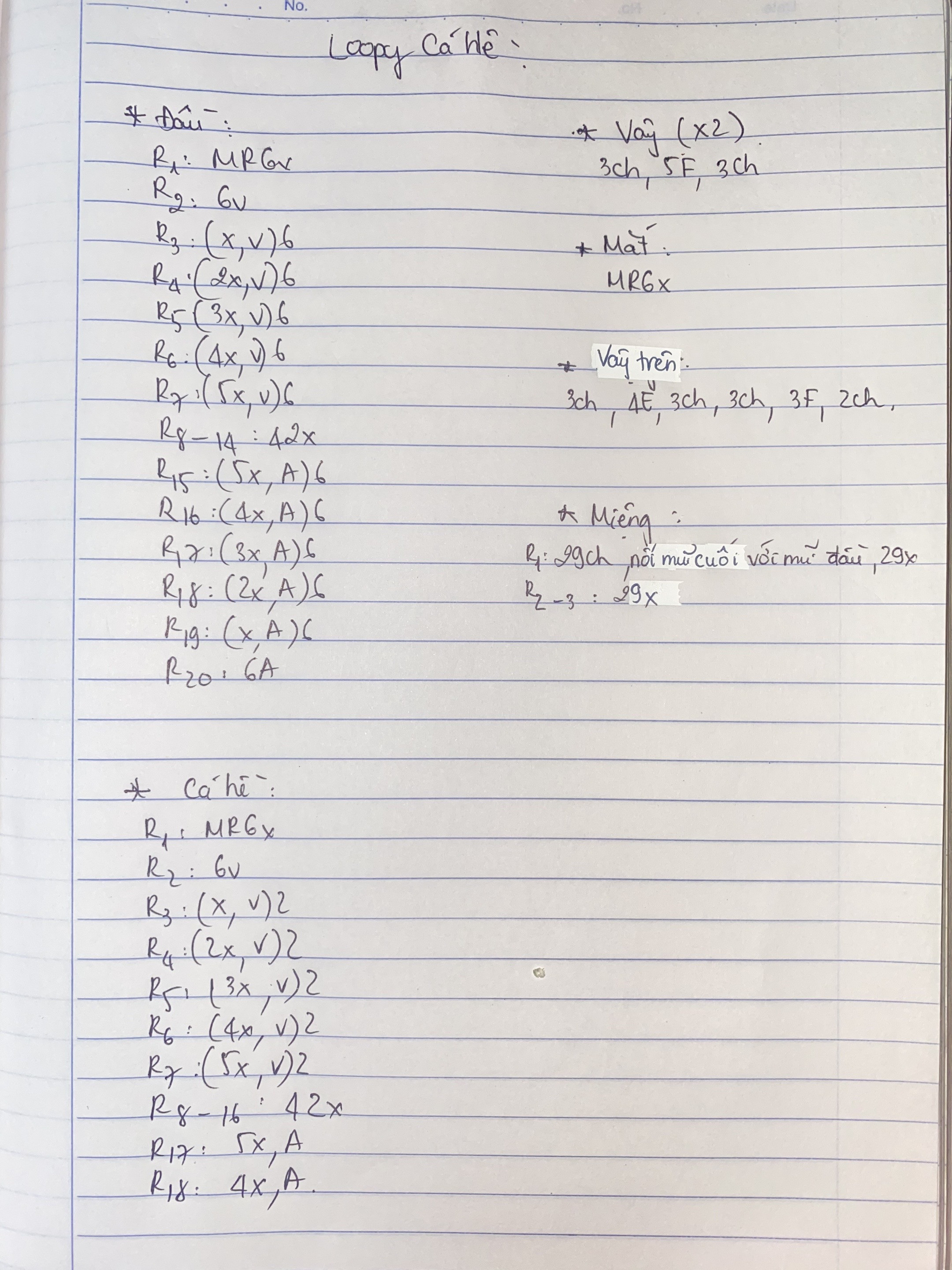 Hướng dẫn móc len búp bê cá heo xanh hồng dễ thương