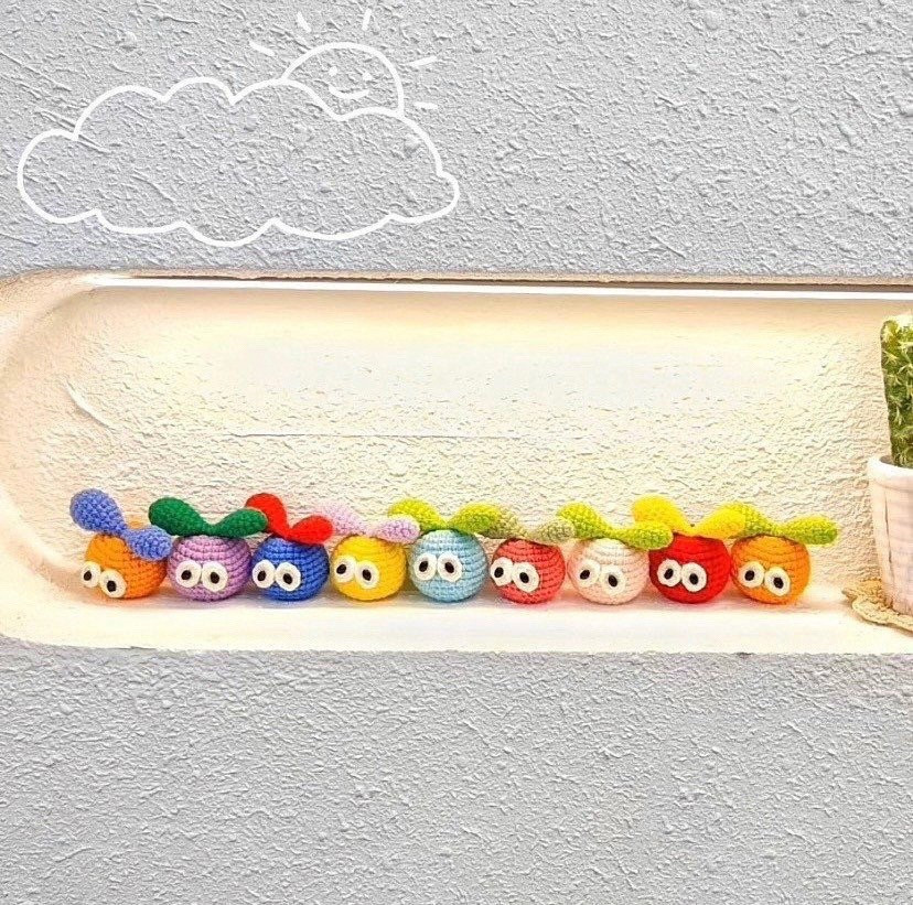 Hướng dẫn móc len búp bê cà rốt nhiều màu sắc dễ thương