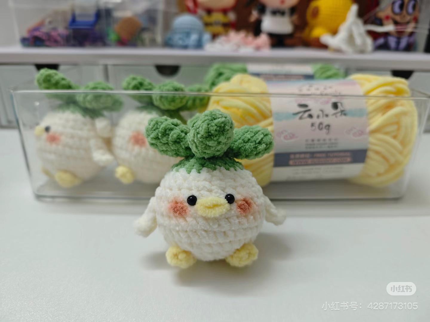 Hướng dẫn móc len Búp bê Cải xanh dễ thương