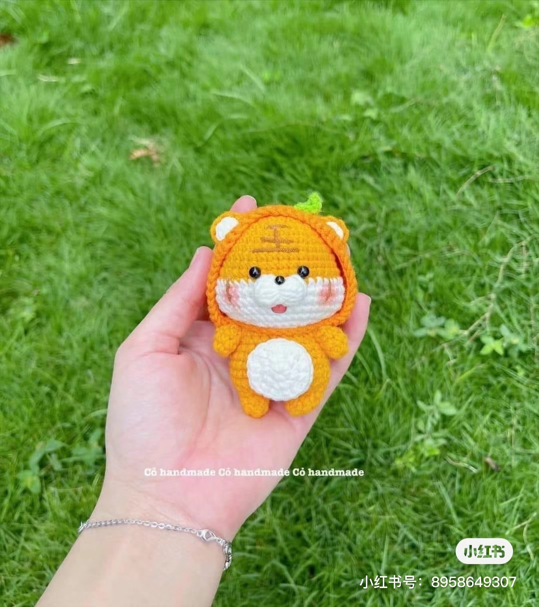 Hướng dẫn móc len búp bê Cún đội hoa và Bé hổ dễ thương