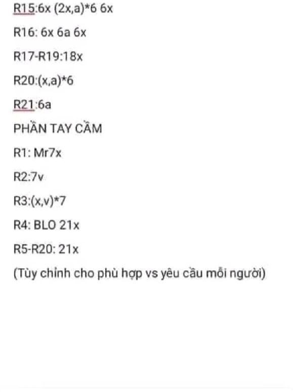 Hướng dẫn móc len búp bê đám mây Son Tung M-TP