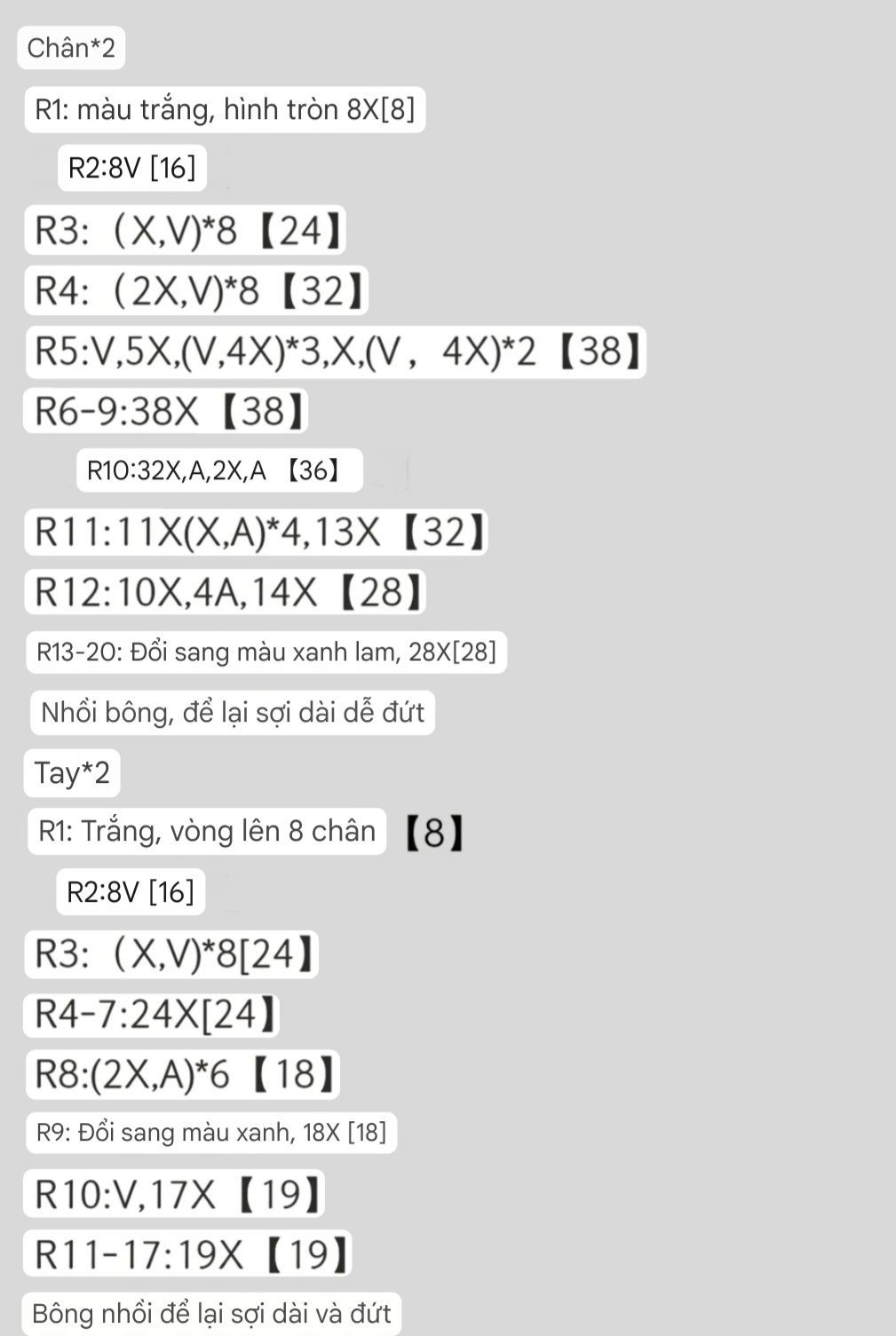 Hướng dẫn móc len búp bê Doraemon mặc áo vest và đội mũ