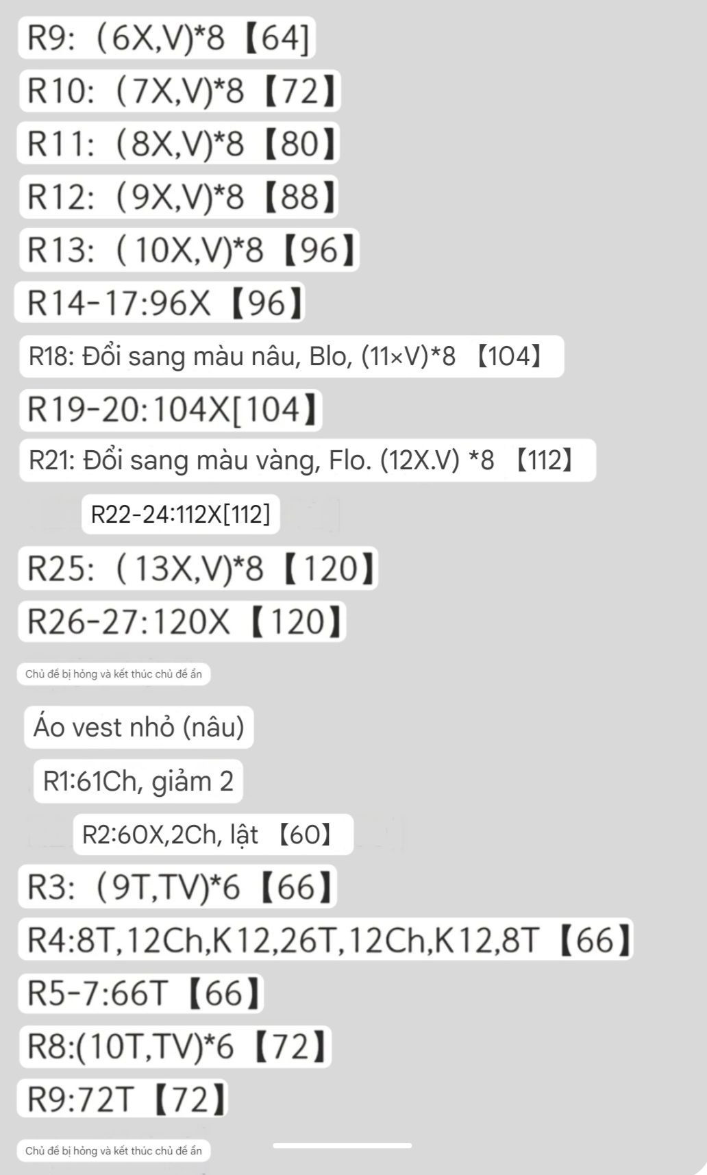 Hướng dẫn móc len búp bê Doraemon mặc áo vest và đội mũ