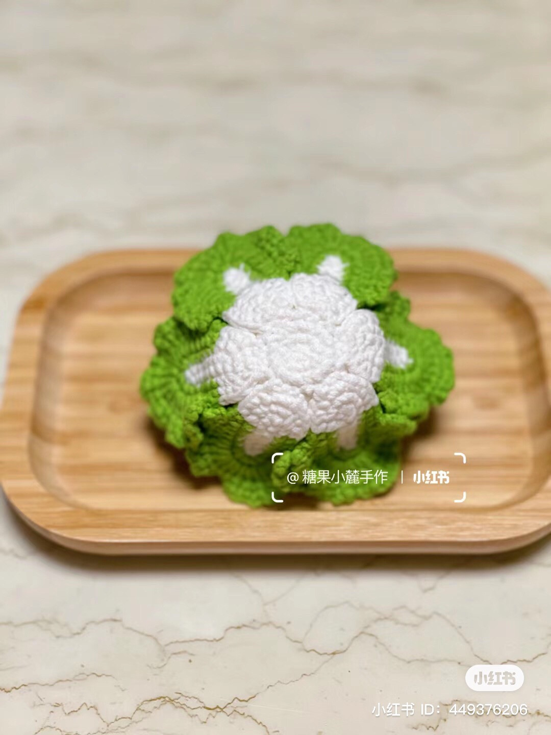 Hướng dẫn móc len búp bê gấu bắp cải xanh trắng dễ thương