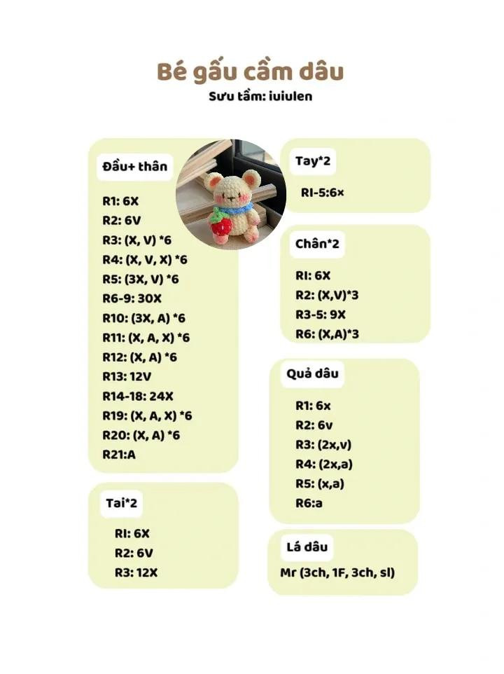 Hướng dẫn móc len búp bê gấu, thỏ và cá cảnh