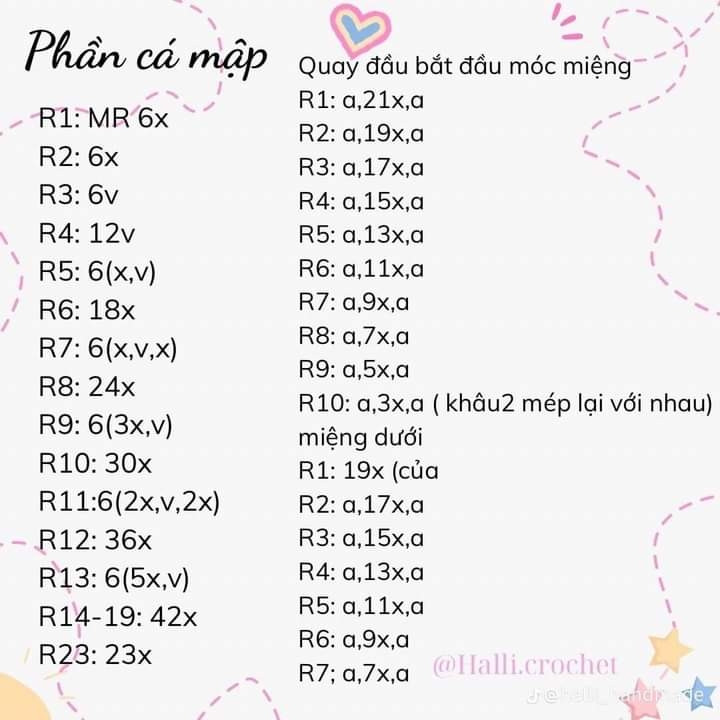 Hướng dẫn móc len búp bê heo sữa và kem hình lợn siêu dễ thương