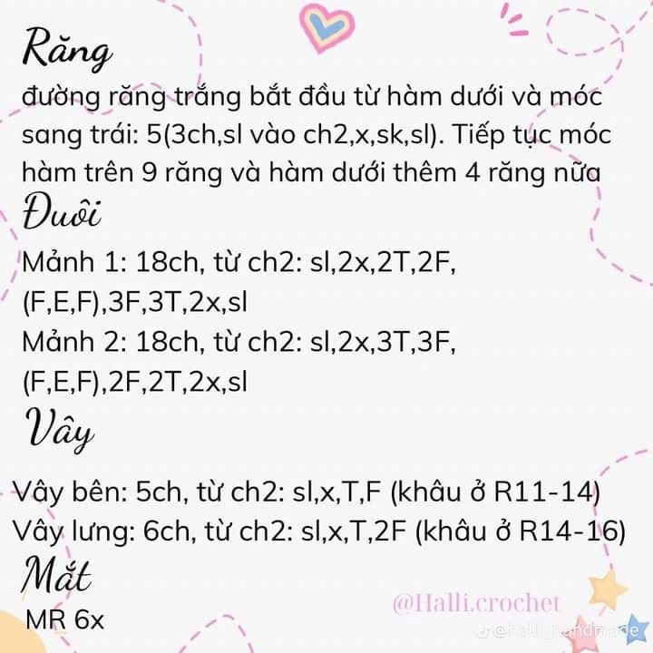 Hướng dẫn móc len búp bê heo sữa và kem hình lợn siêu dễ thương