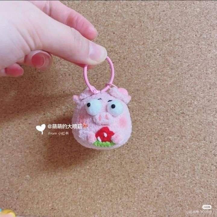 Hướng dẫn móc len búp bê heo sữa và kem hình lợn siêu dễ thương