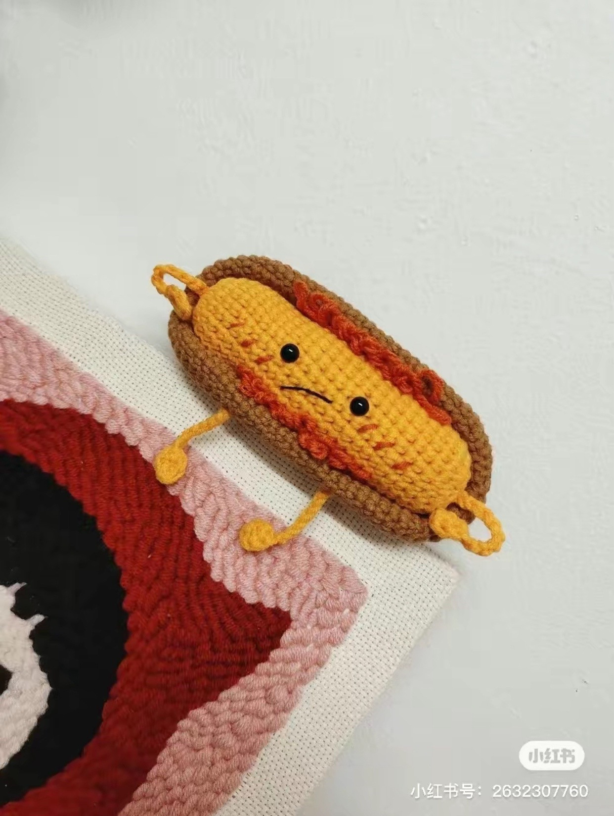 Hướng dẫn móc len búp bê Hotdog dễ thương, bảng chart chi tiết từng hàng