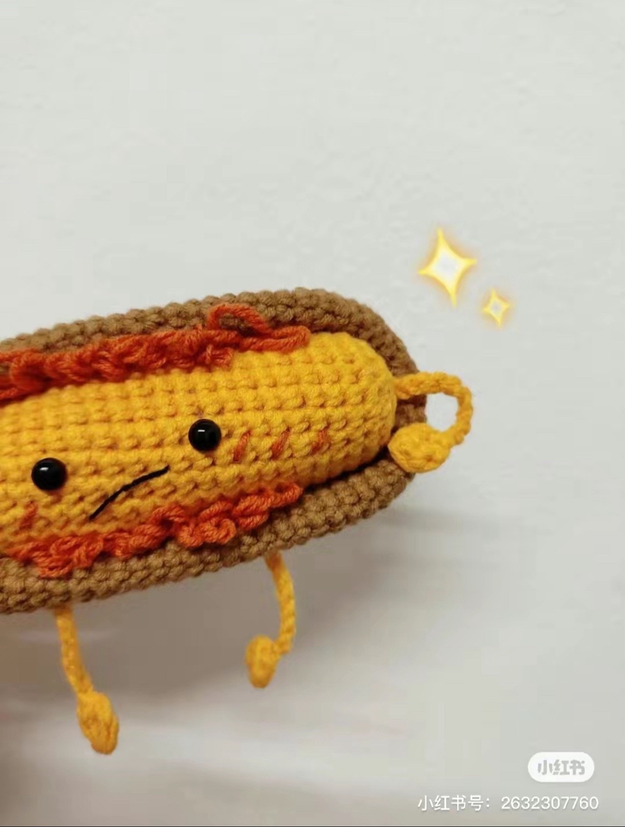 Hướng dẫn móc len búp bê Hotdog dễ thương, bảng chart chi tiết từng hàng