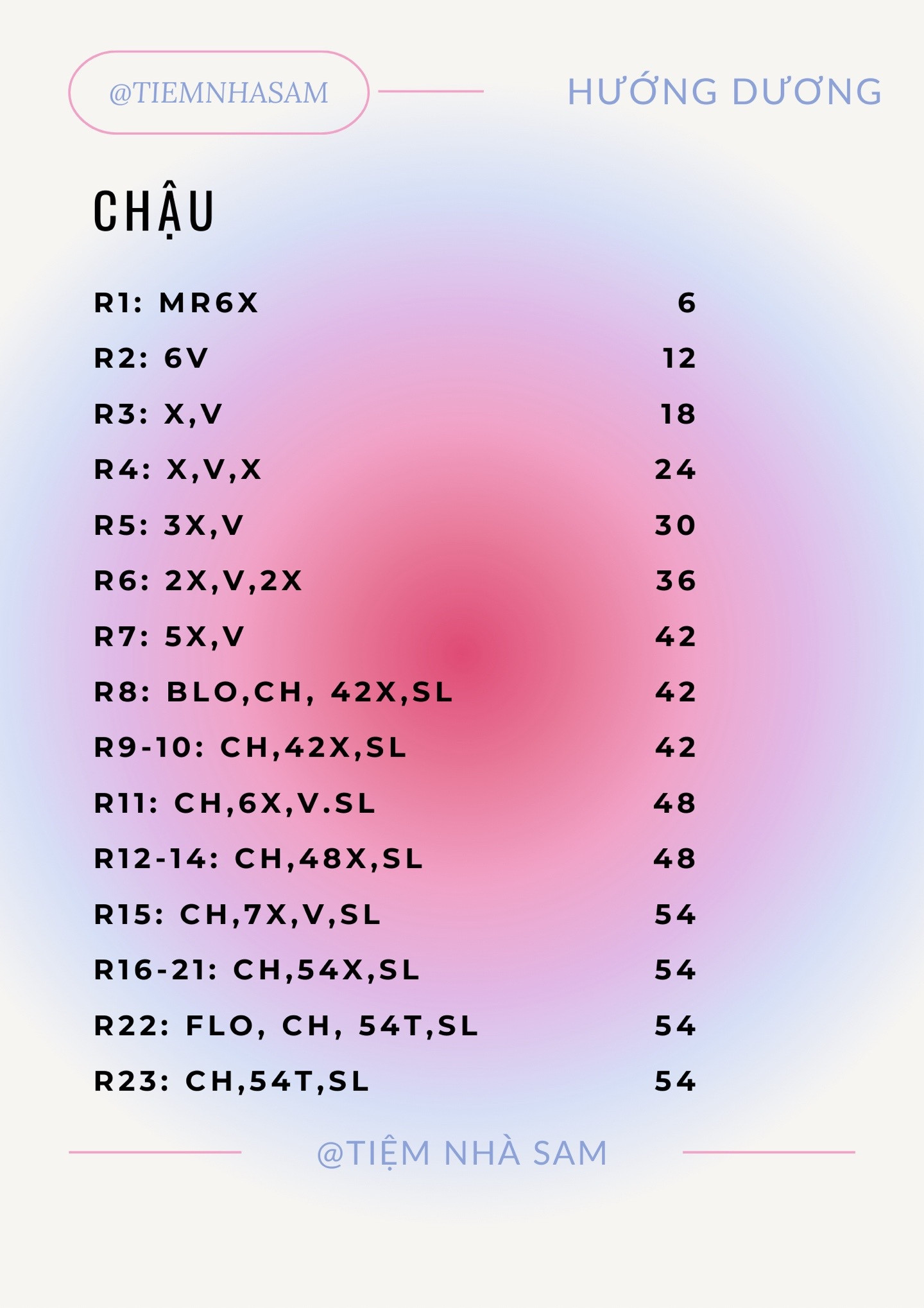 Hướng dẫn móc len búp bê hướng dương và chậu dâu tây