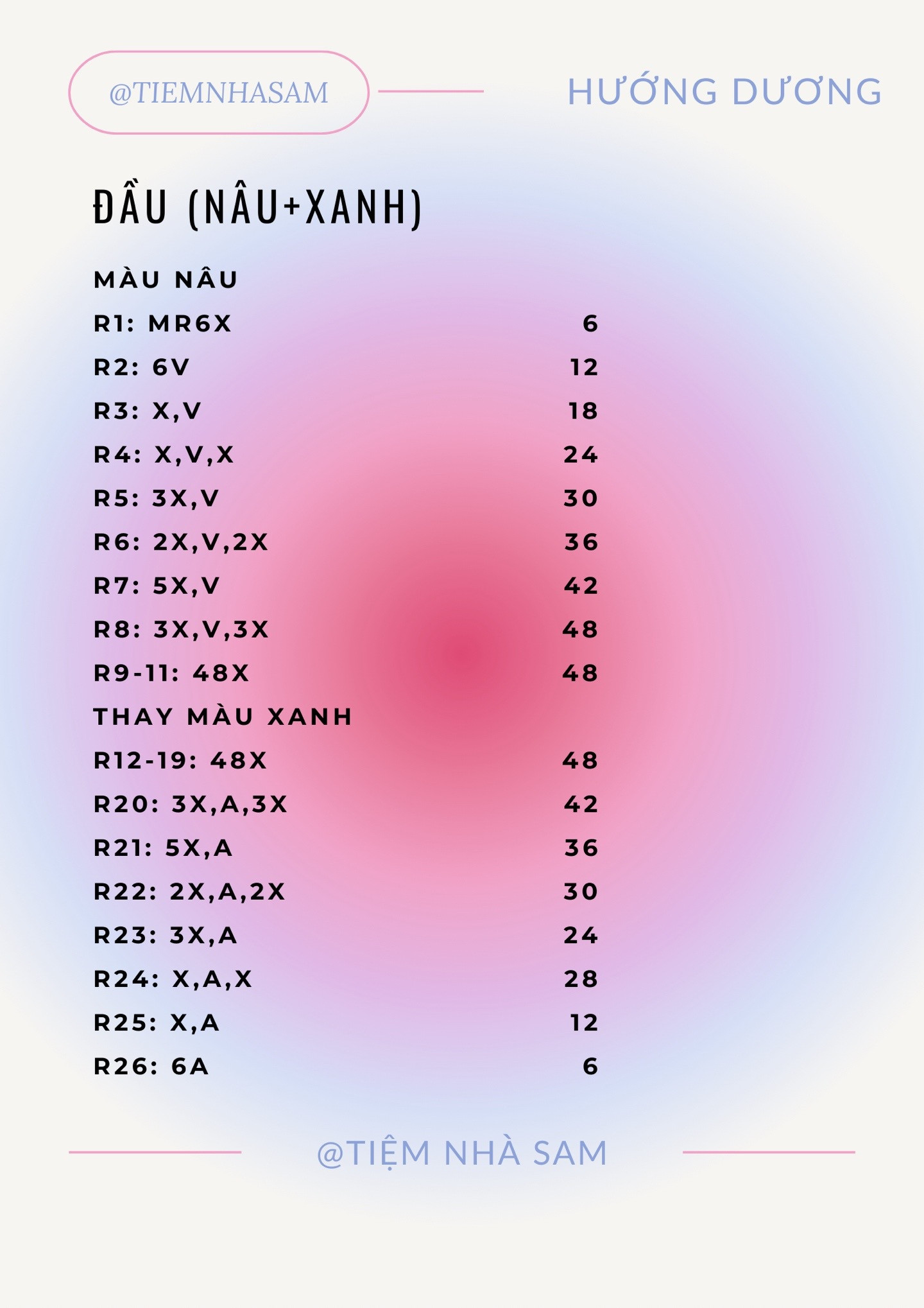 Hướng dẫn móc len búp bê hướng dương và chậu dâu tây