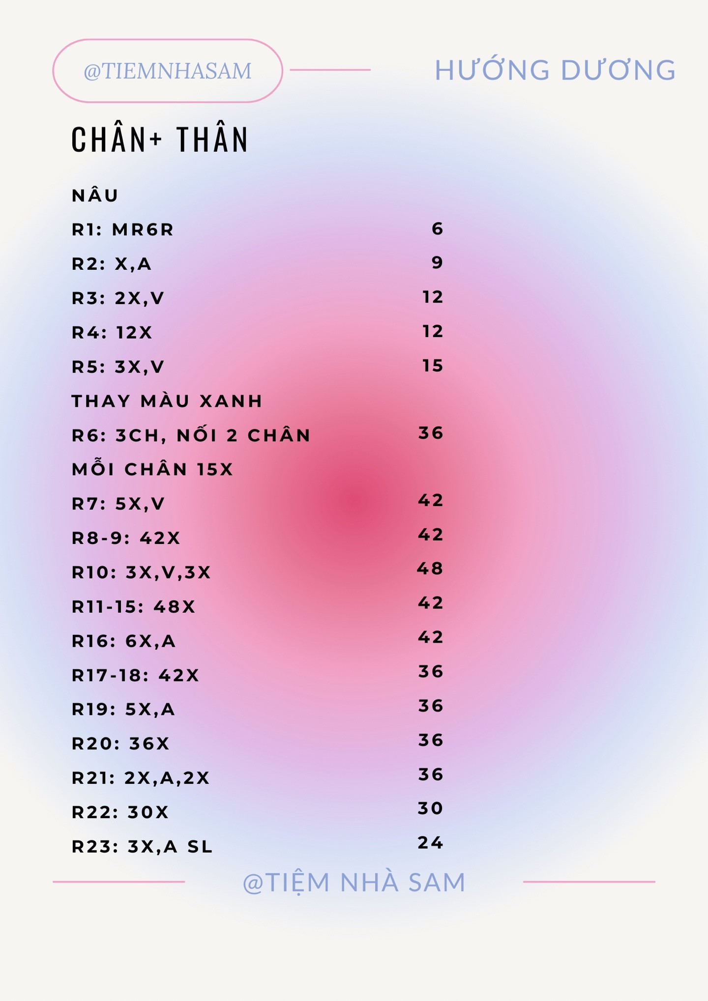 Hướng dẫn móc len búp bê hướng dương và chậu dâu tây