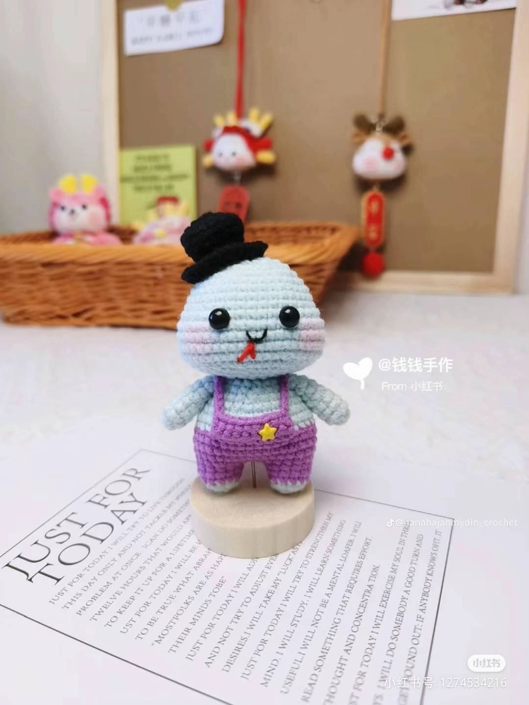 Hướng dẫn móc len búp bê khỉ và gà dễ thương