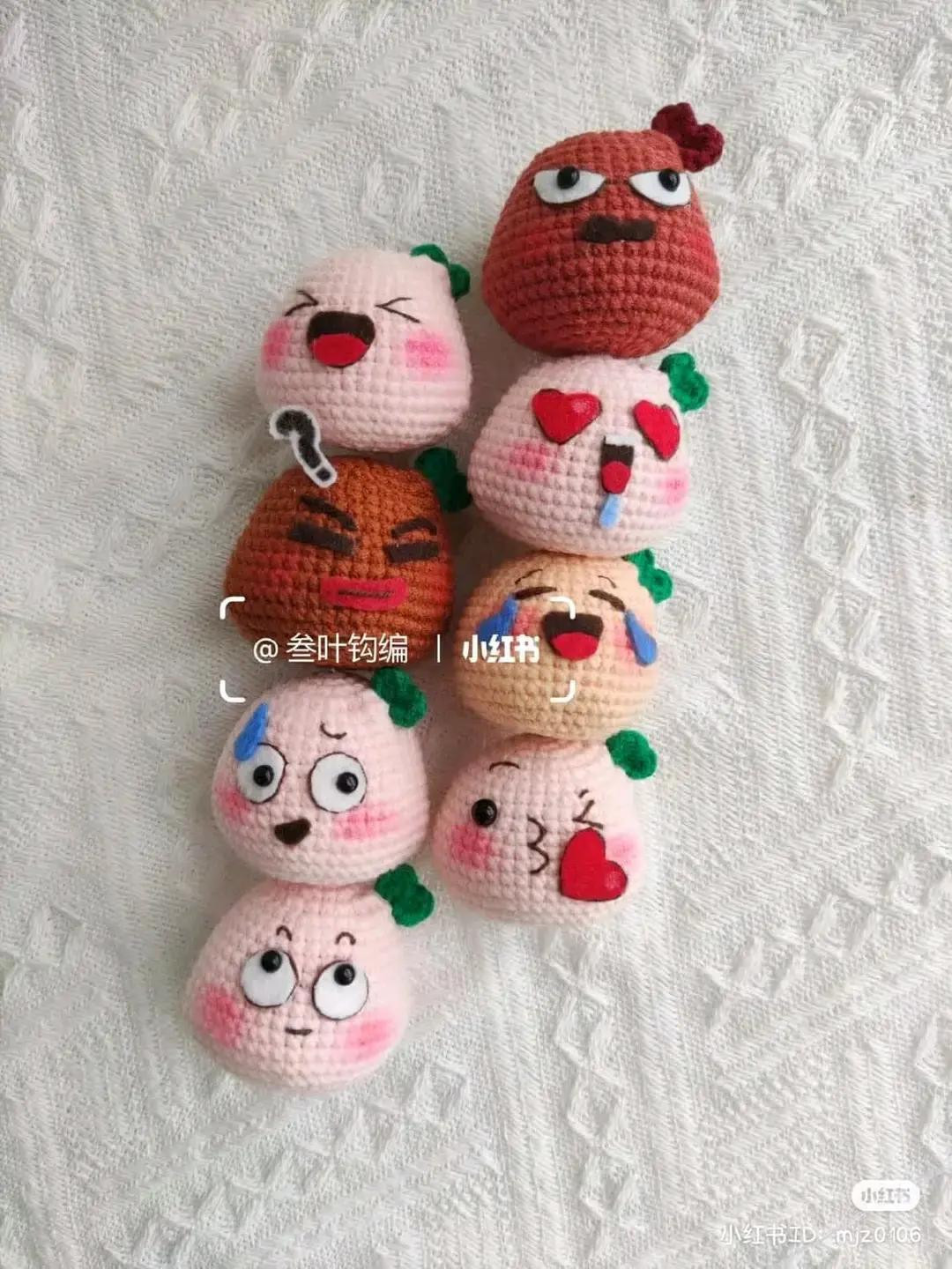 Hướng dẫn móc len búp bê khoai lang biểu cảm dễ thương