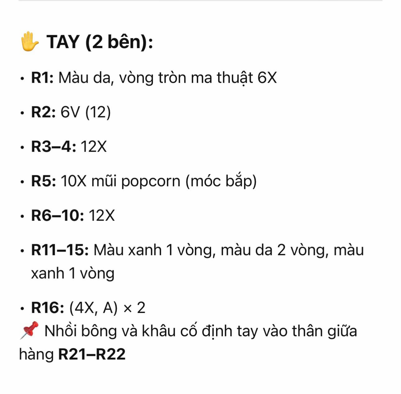 Hướng dẫn móc len búp bê lợn mặc váy xanh và mũ rơm