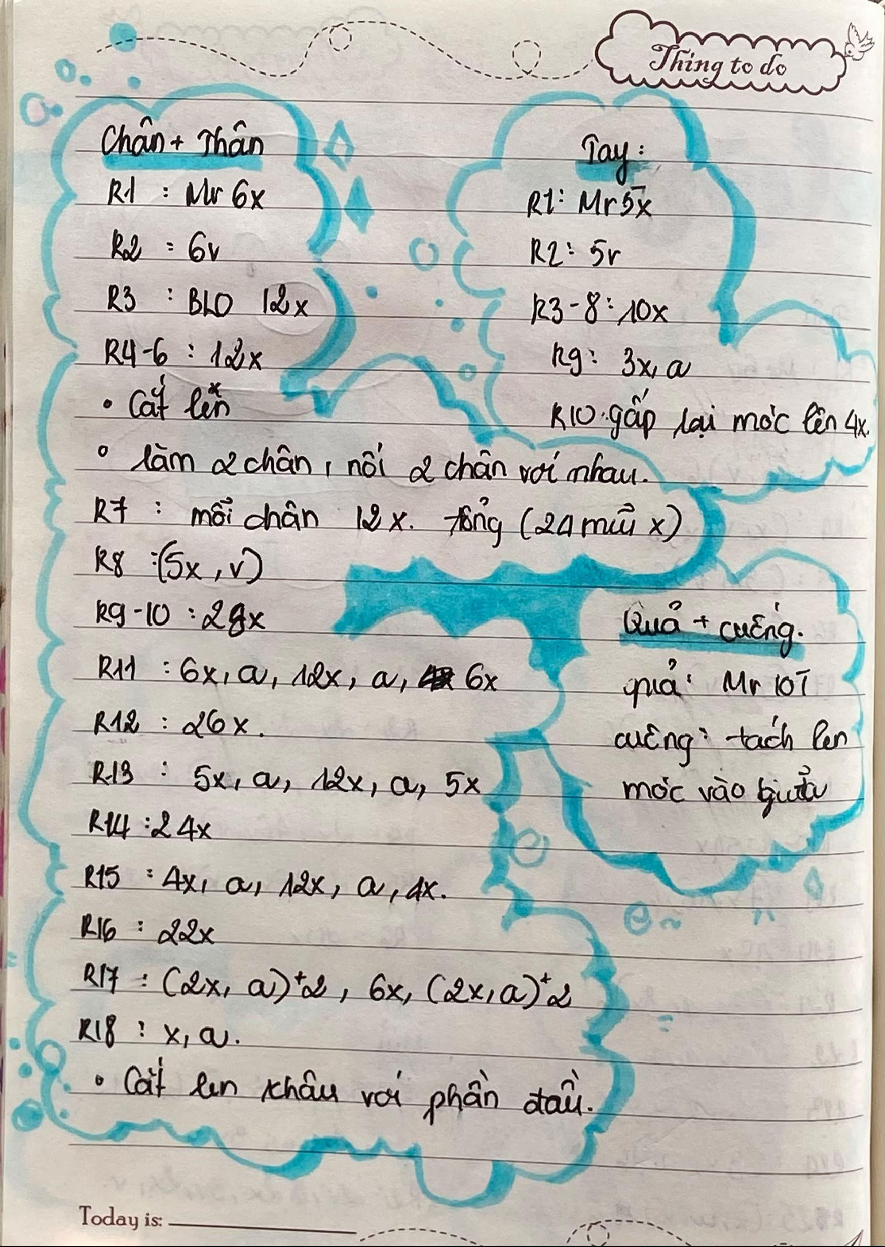 Hướng dẫn móc len búp bê lợn màu hồng dễ thương với áo xanh và táo đỏ