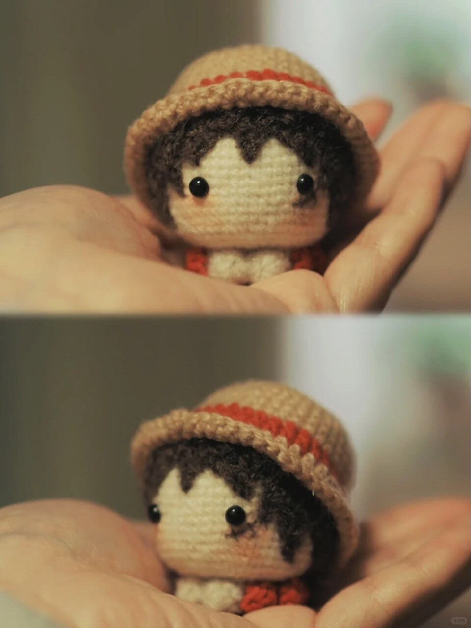 Hướng dẫn móc len búp bê Luffy One Piece phiên bản bánh bao