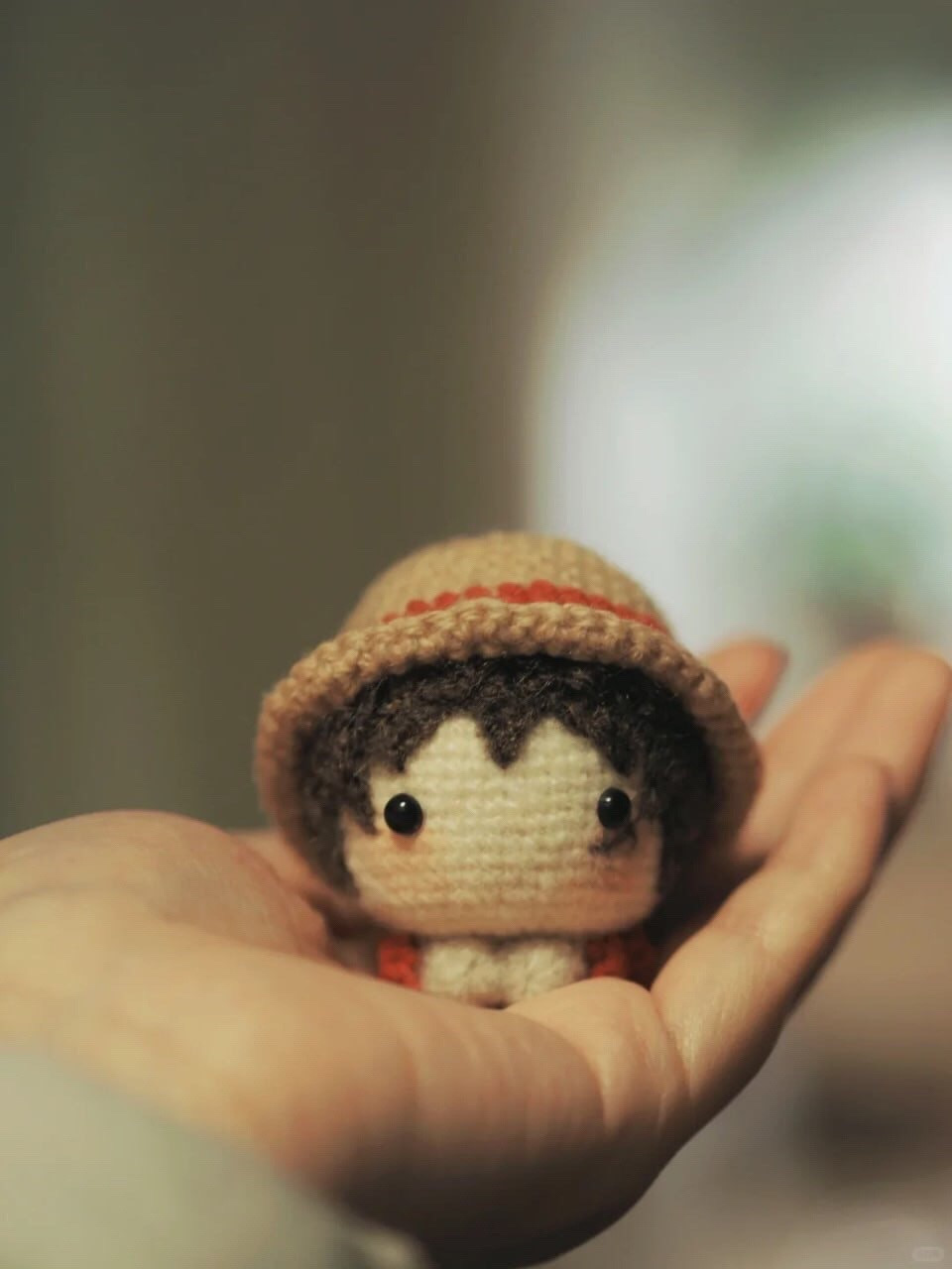 Hướng dẫn móc len búp bê Luffy One Piece phiên bản bánh bao